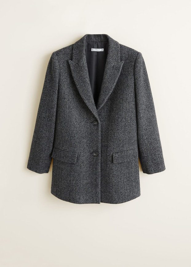 Textured wool blazer – Kuruwahi Studios